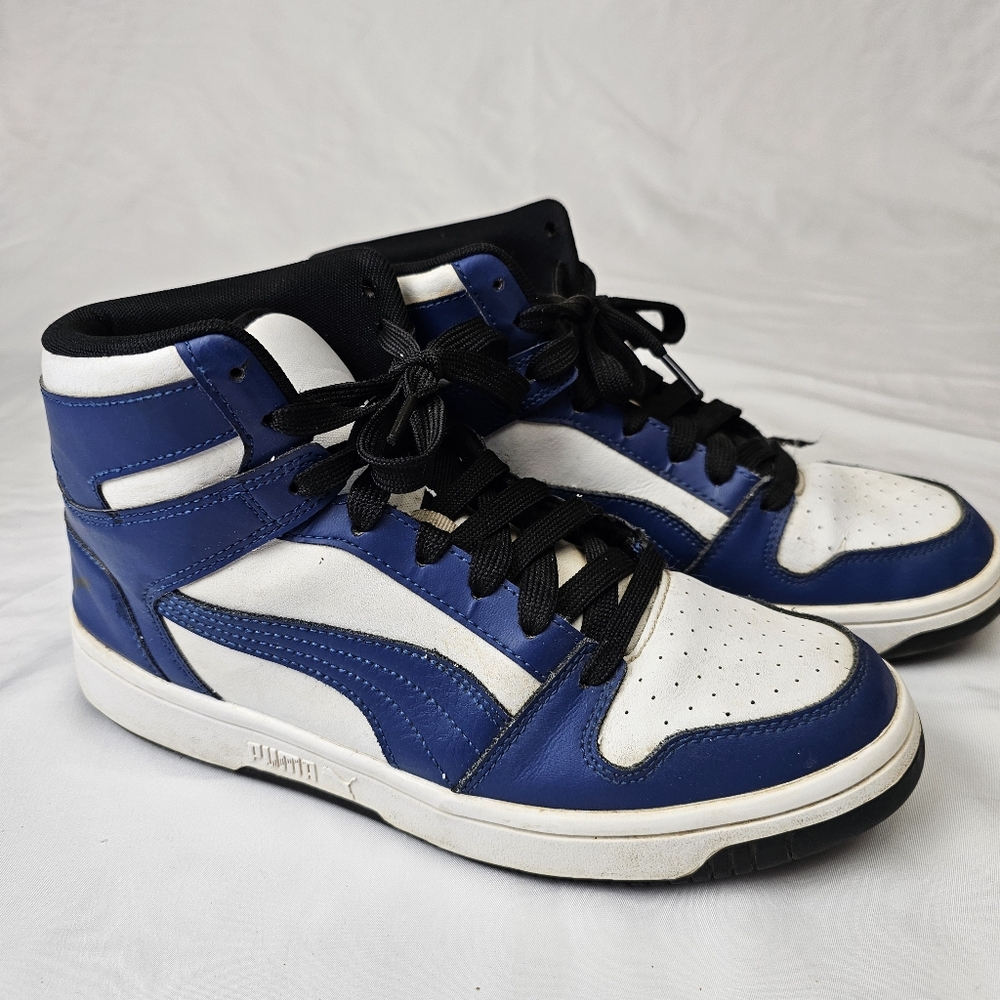 Puma Rebound Layup Dual 38978601 Mens White Lifestyle Sneakers Shoes 9
